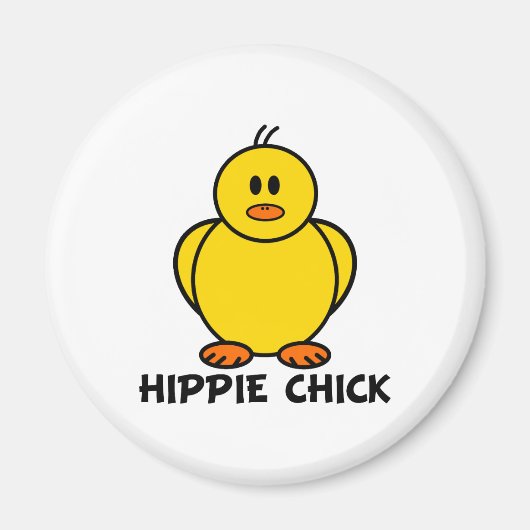 Aimant Hippie chick (Devant)