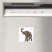 Aimant Hippie Elephant (In Situ (Lave-vaisselle))