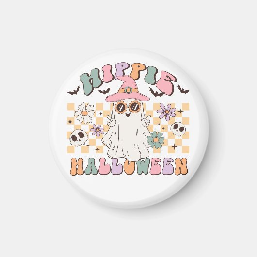 Aimant Hippie Halloween (Devant)