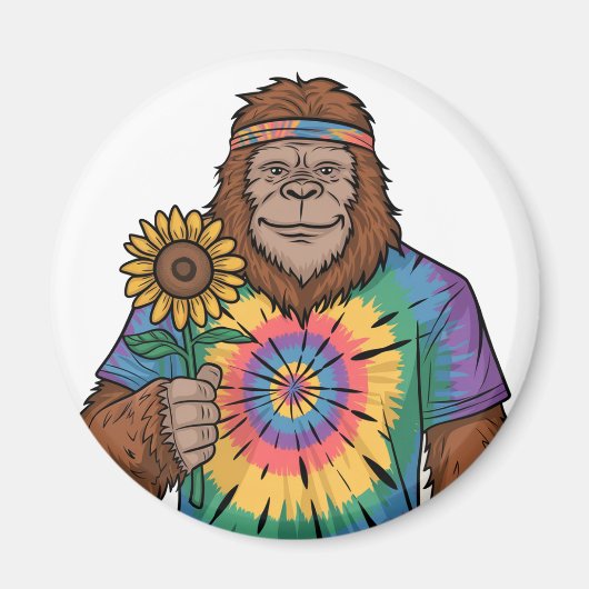 Aimant Hippie Sasquatch (Devant)
