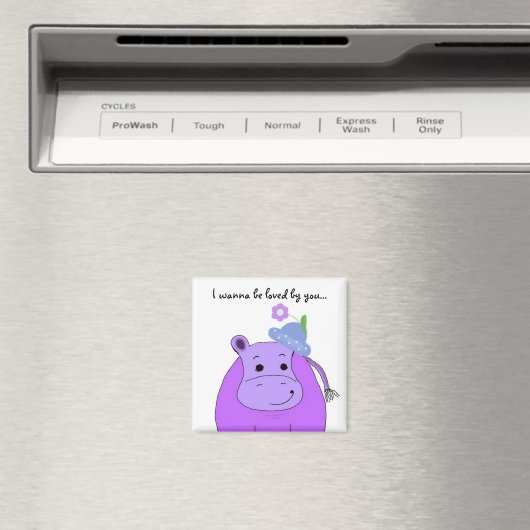 Aimant Hippo violet cool (In Situ (Lave-vaisselle))