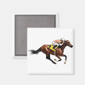 Aimant Hippocampe et jockey (Recto/Verso)