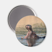 Aimant hippopotame (Recto/Verso)