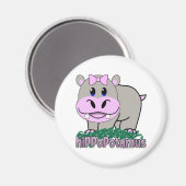 Aimant Hippopotame (Recto/Verso)