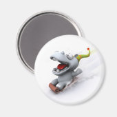 Aimant Hippopotame (Recto/Verso)