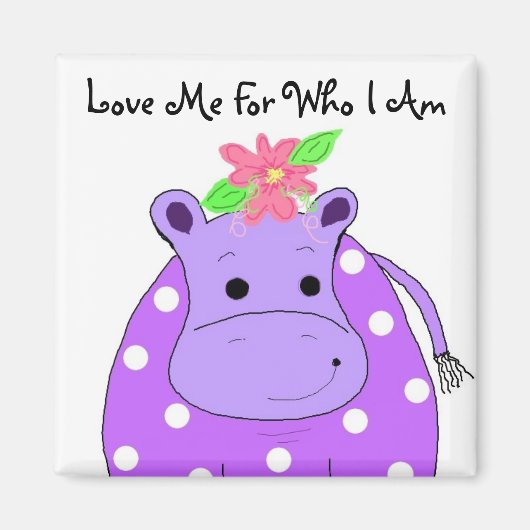 Aimant Hippopotame Cool (Devant)