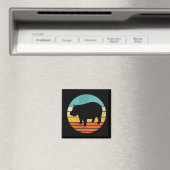 Aimant Hippopotomas Soleil rétro (In Situ (Lave-vaisselle))
