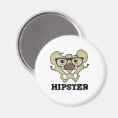 Aimant Hipster Funny Hip Bone Anatomie Pun (Recto/Verso)