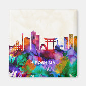 Aimant Hiroshima Skyline (Devant)
