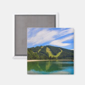 Aimant Hirschenkogel en été - réflexions de l'eau (Recto/Verso)
