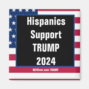 Aimant Hispaniques Support de l'aimant TRUMP 2024