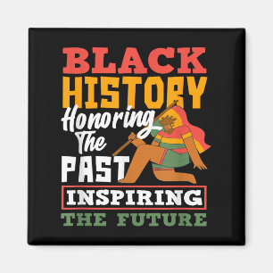Aimant Histoire des Noirs honorant le passé inspirant l'a