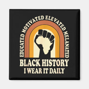 Aimant Histoire des Noirs Je la porte quotidiennement Fis