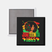 Aimant Histoire des Noirs Juneteenth est mon jour de l'in (Recto/Verso)