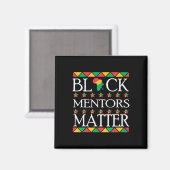 Aimant Histoire des Noirs Mois Mentors Problème Amérique (Recto/Verso)