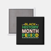 Aimant Histoire des Noirs Mois Période Histoire des Noirs (Recto/Verso)