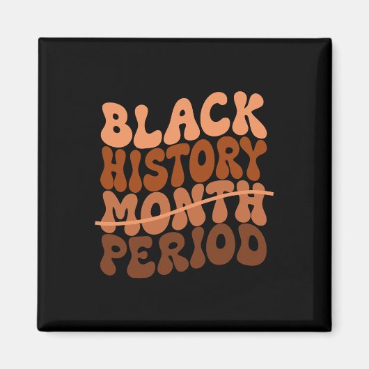Aimant Histoire des Noirs Période Histoire des Noirs Mois (Devant)