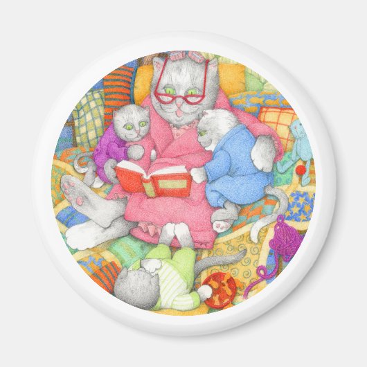 Aimant HISTOIRE DU LIEU - Blanc (Devant)