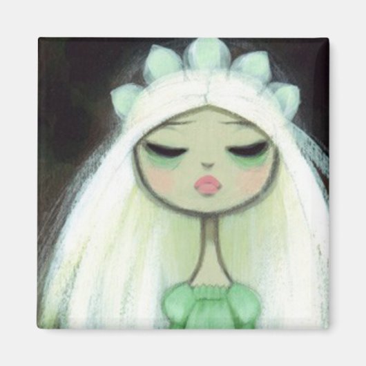 Aimant Histoire Fée Foncé Caractère 9 - Triste Princesse (Devant)