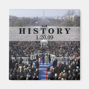 Aimant HISTOIRE : Inauguration du président Obama