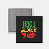 Aimant Histoire Noire Influent Hbcu Dream Comme Martin I (Recto/Verso)