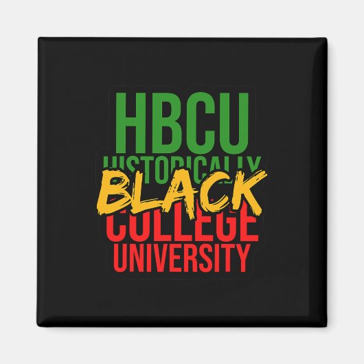 Aimant Histoire Noire Influent Hbcu Dream Comme Martin I (Devant)