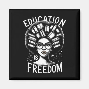 Aimant Histoire noire L'éducation est la liberté Livres F