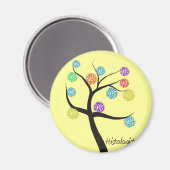 Aimant Histologue Conception des arbres Feuilles de cellu (Recto/Verso)