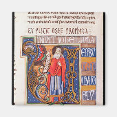 Aimant Historiated initial 'U' représentant Joel (Devant)