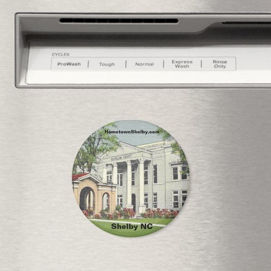 Aimant Historic Shelby NC (In Situ (Lave-vaisselle))