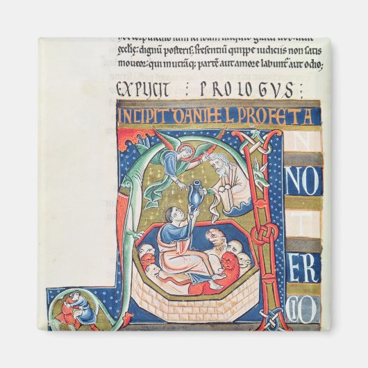 Aimant Historié initial 'A' montrant Daniel (Devant)