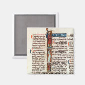 Aimant Historié initial 'I' représentant Ruth (Recto/Verso)