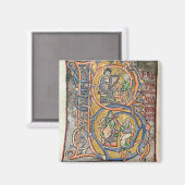 Aimant Historié premier 'B' représentant le roi David (Recto/Verso)