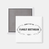 Aimant Historien de famille (Recto/Verso)