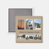 Aimant historique st augustine florida (Recto/Verso)