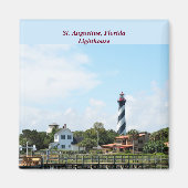 Aimant Historique St.Augustine, phare de Fl. (Devant)
