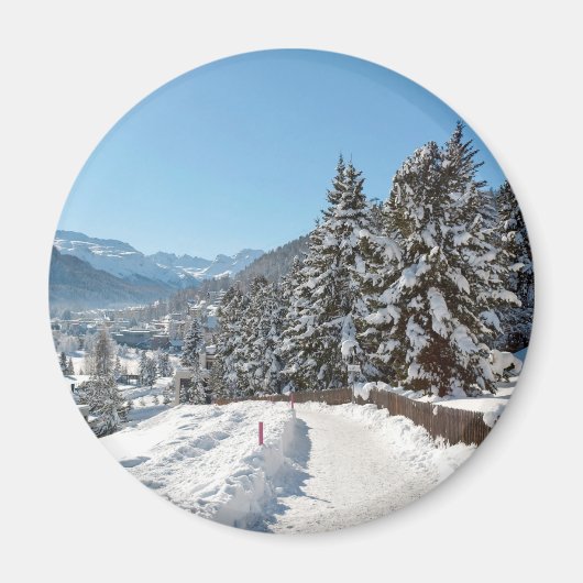 Aimant Hiver à St. Moritz (Devant)