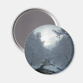 Aimant Hiver Dans Le Maine (Recto/Verso)