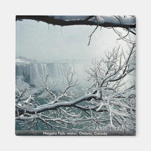 Aimant Hiver de chutes du Niagara, Ontario, Canada