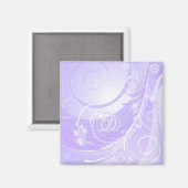 Aimant hiver violet léger (Recto/Verso)