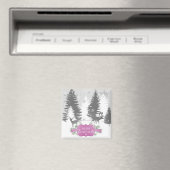 Aimant hiver Wonderland - Magenta (In Situ (Lave-vaisselle))