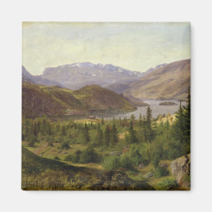 Aimant Hjelle dans Valders, fjord de tuile, 1835