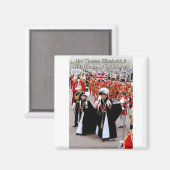 Aimant HM La Reine et le Prince Philip (Recto/Verso)