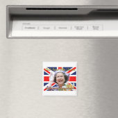 Aimant HM Queen Elizabeth II Diamond Jubilee (In Situ (Lave-vaisselle))