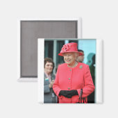 Aimant HM Queen Elizabeth II Warrington 2012 Professionne (Recto/Verso)