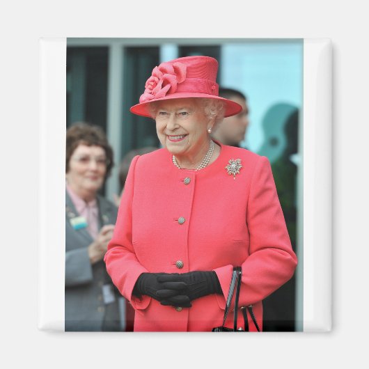 Aimant HM Queen Elizabeth II Warrington 2012 Professionne (Devant)