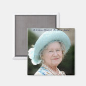 Aimant HM Queen Elizabeth, La Reine Mère Berlin 1987 (Recto/Verso)