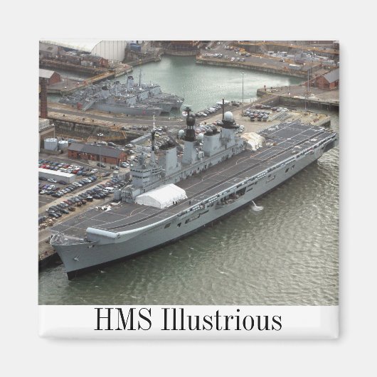 Aimant HMS Illustre (Devant)
