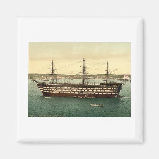 Aimant HMS Imprenable, Plymouth, Devon, Angleterre (Devant)