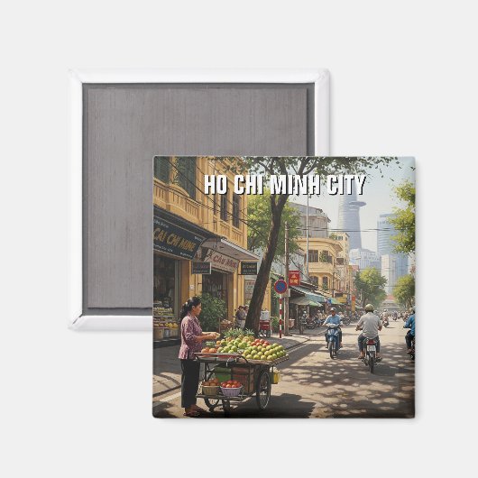 Aimant Ho Chi Minh City Vietnam Travel (Recto/Verso)